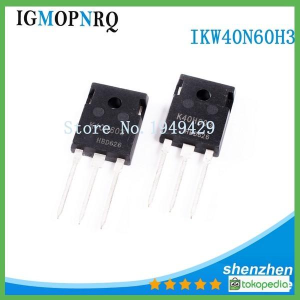 Metal  | Tb 5 Buah Transistor Ikw40N60H3 K40H603 Ke247 Ikw40N60 Igbt 600V 40A