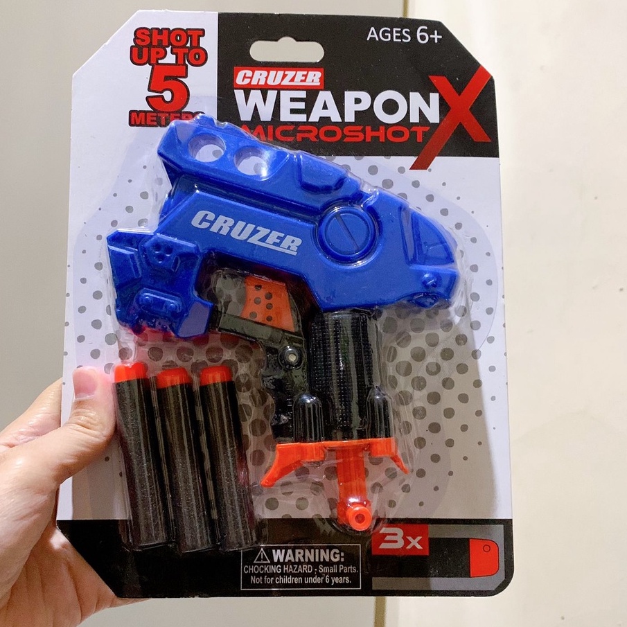 Cruzer Senjata Mainan Weapon-x Microshot Blaster