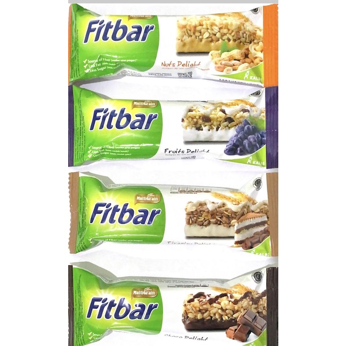 

Promo Awal tahun Fitbar Multigrain Choco delight / Tiramisu / Fruit delight / Nut 22gr Promo Awal tahun