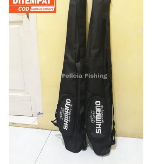 Top Produk.. Tas Stick Joran Katrol Pancing Murah 100 cm Alat Peralatan Pancing Pancingan Cod
