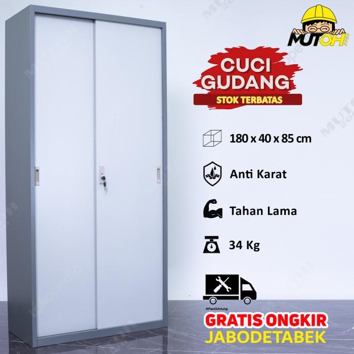 

Lemari Arsip Lemari Besi Filling Cabinet - Pintu Plat Sliding Geser