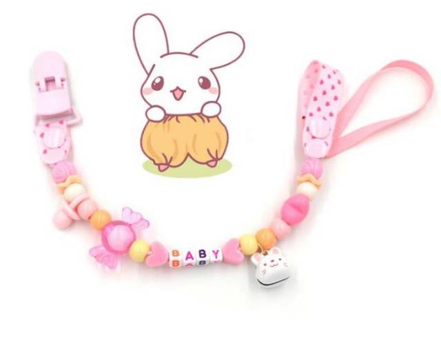 1234OS - NEW!! Pacifier&amp;Teether Clipper/Pacifier Holder Chain/Tali Gantungan Empeng/Jepitan Dot.