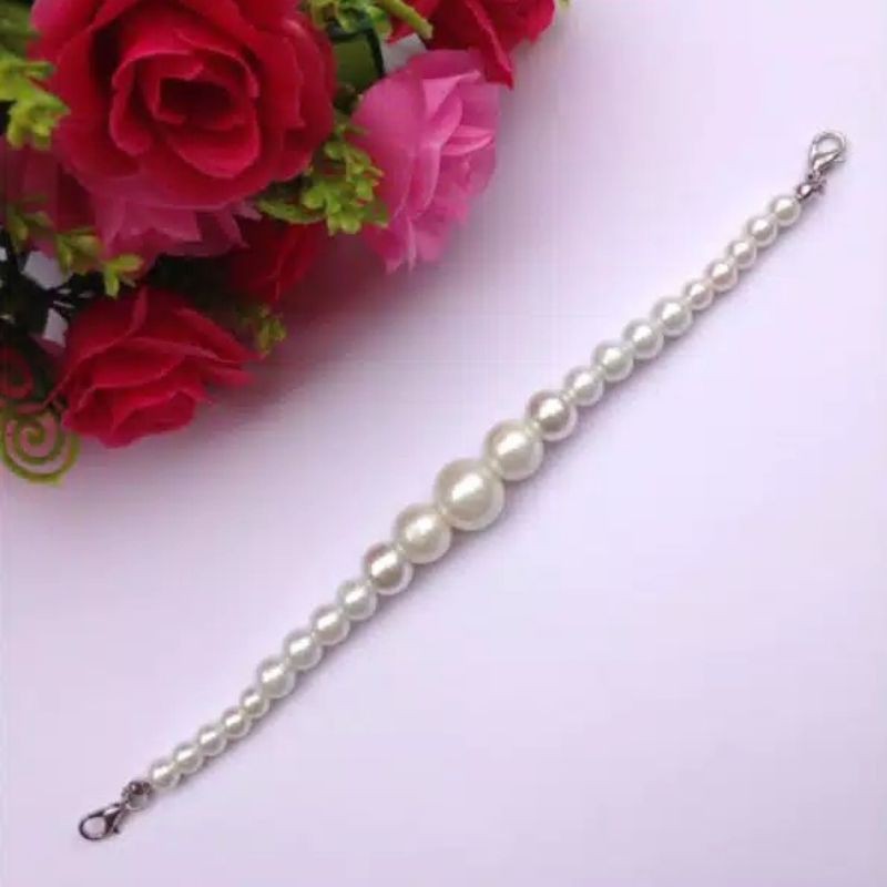 konektor masker mutiara mix besar kecil