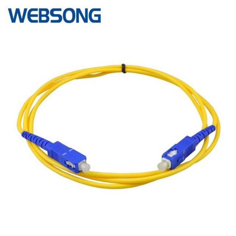 Kabel Fiber Optic Patch Cord SC UPC 1.5M 3M 5M 10M Indihome WEBSONG