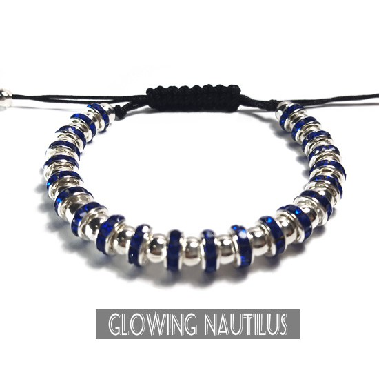 Gelang Shambala Blue Zircon