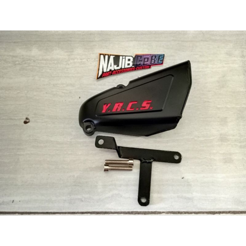 Cover Tutup Duct YRCS Air Scoop Pendingin Mesin Yamaha Byson Original pnp cb gl mp tiger