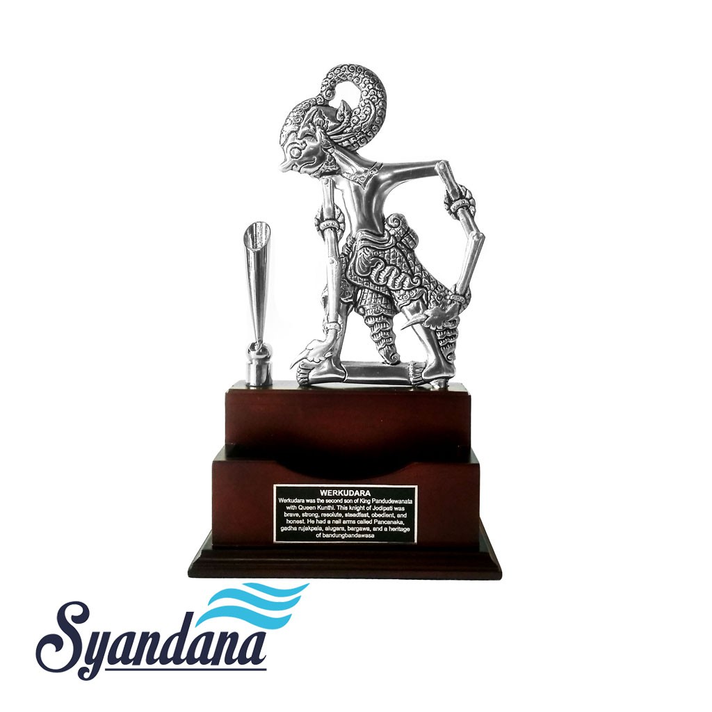 

Namecard Wayang Werkudara - Penholder logam