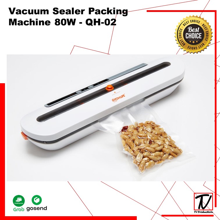 Vacuum Sealer Pompa Vacuum Sealer Mesin Alat Vacuum Makanan Food Packing Machine 80W