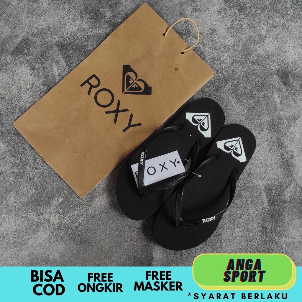 SANDAL JEPIT WANITA ROXY PREMIUM QUALITY / SENDAL CASUAL DISTRO RUMAHAN SANTAI / SENDAL JEPIT PANTAI REMAJA DEWASA KEKINIAN