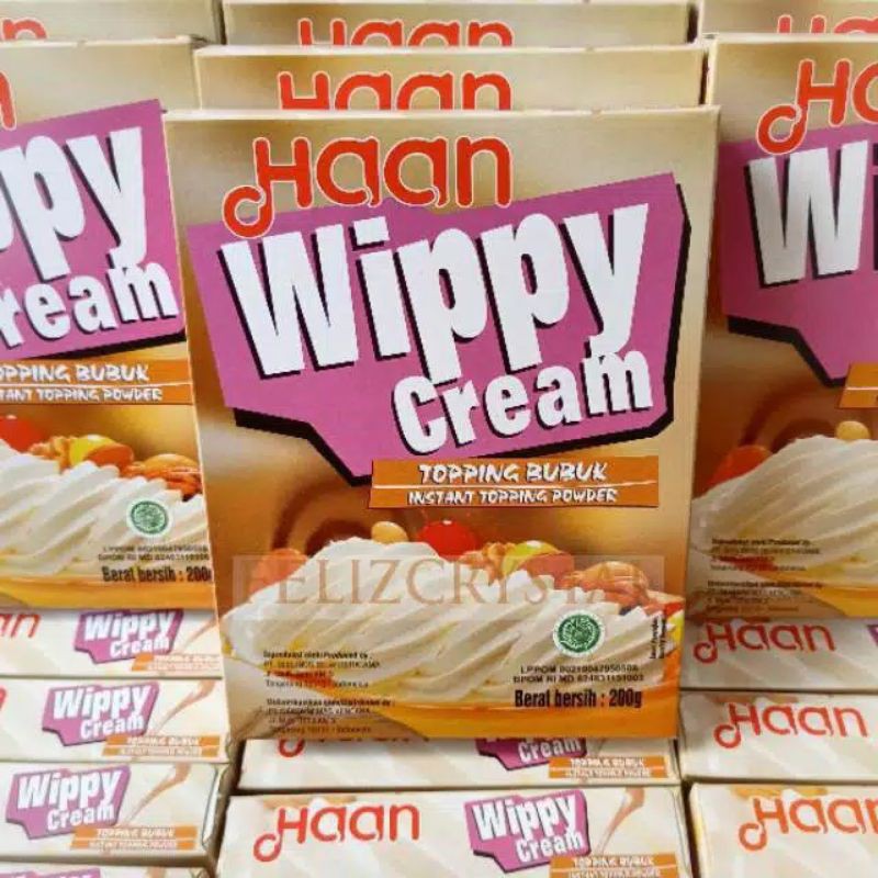 

Wippy Haan bubuk 200gr/whipcream