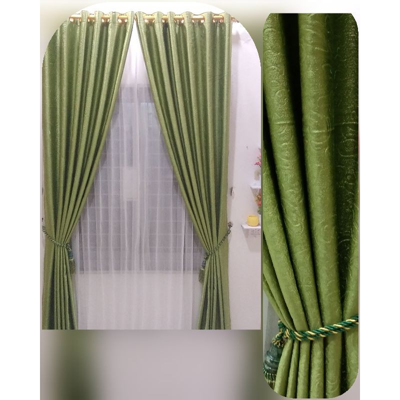 Gorden Blackout hijau embos gorden premium