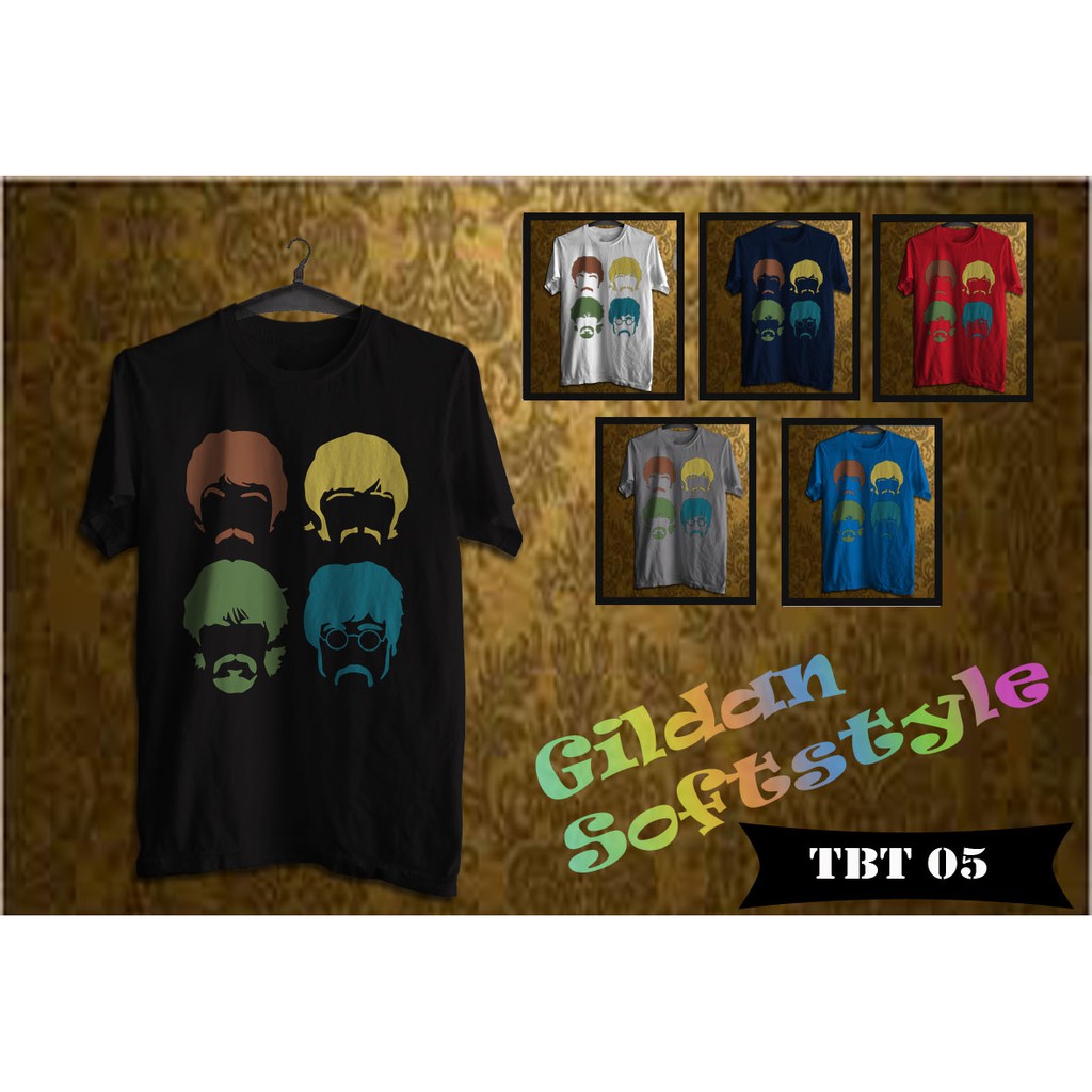 kaos the beatles original gildan tbt05