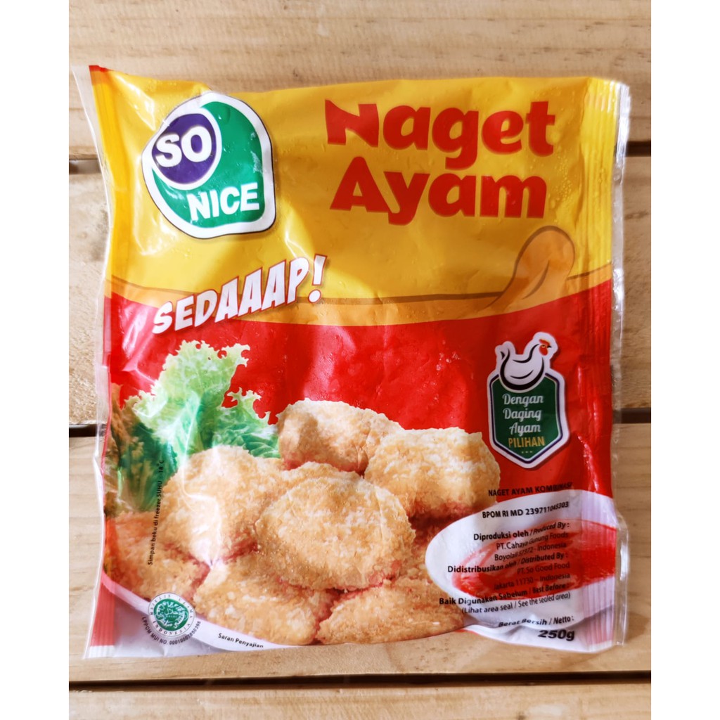 

So Nice Sedap Chiken Nugget 250 Gram