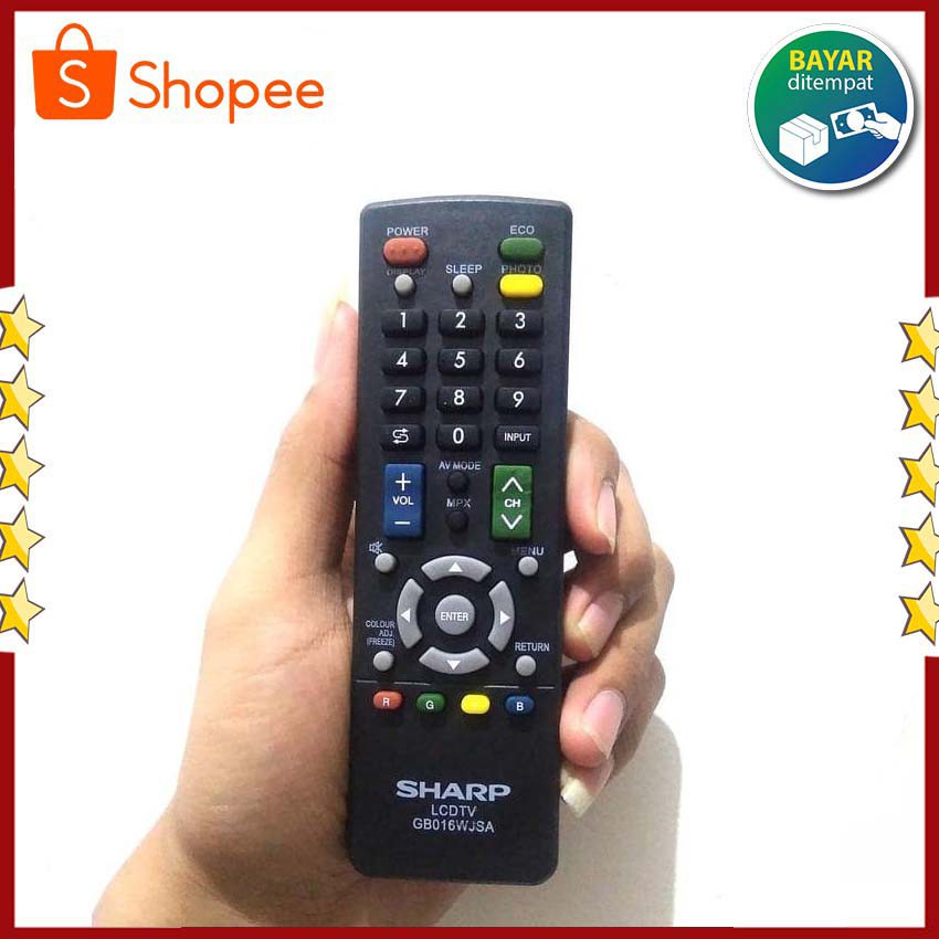 REMOT/REMOTE TV SHARP LCD/LED GB016WJSA ORIGINAL PABRIK