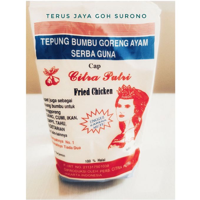 

NEW Tepung Citra Putri Tepung Bumbu Goreng Ayam cap Citra Putri