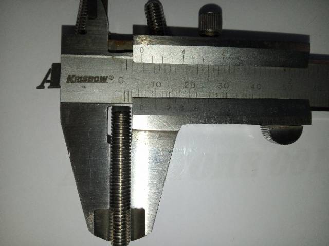 L tanam M6 x 40 (4cm) stainless 304