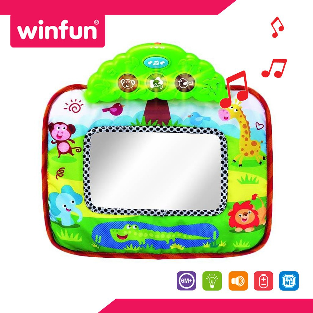 Winfun Mainan Anak Musical Crib Mirror