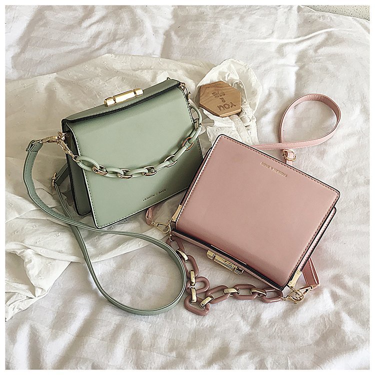 BJ218140 - BLACK/GREEN/KHAKI/PINK/WHITE - TAS KOTAK SQUARE SLEMPANG MODEL CHAIN TALI RANTAI BESI TAS WANITA FASHION IMPORT TERMURAH TERLARIS TERBARU BAGSTORE JAKARTA TAS BATAM JT18140 LT1296 GT1694 BQ2994 CR7678