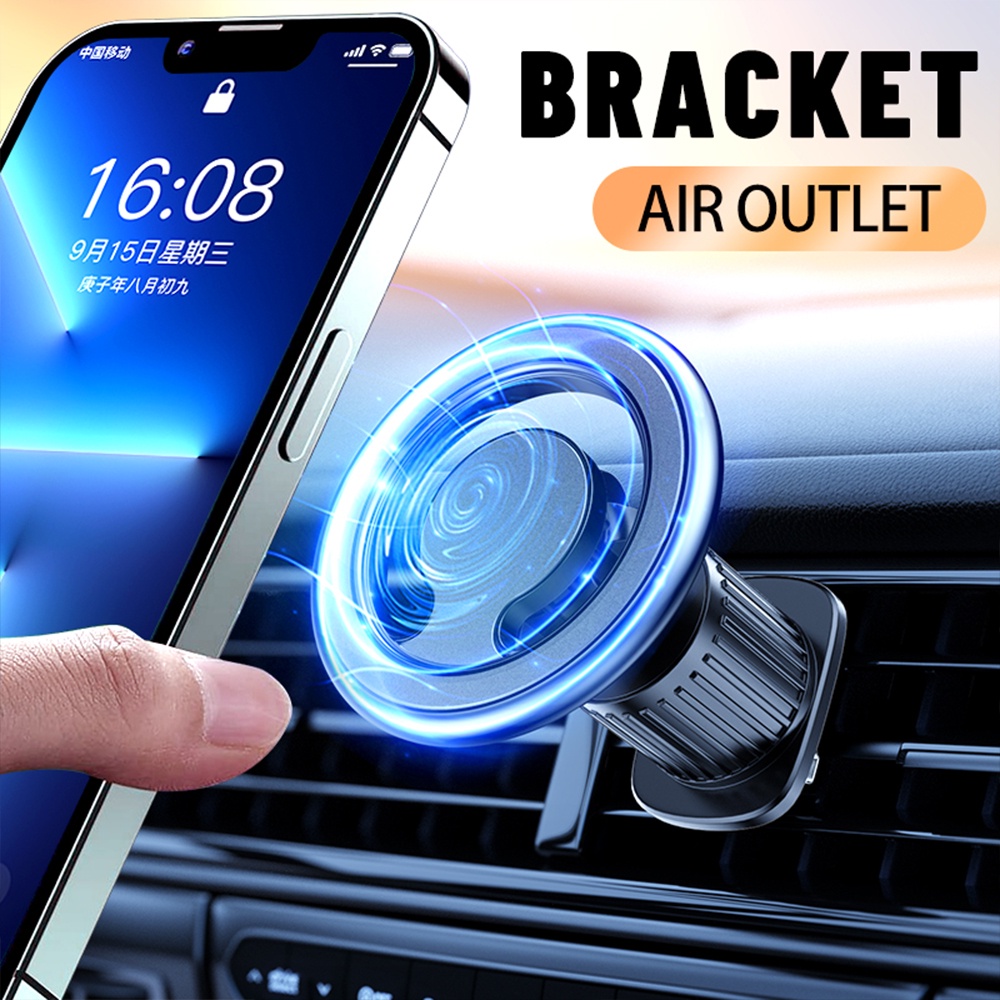 360° Bracket Dudukan Handphone Gps Universal Anti Jatuh Untuk Dashboard Mobil