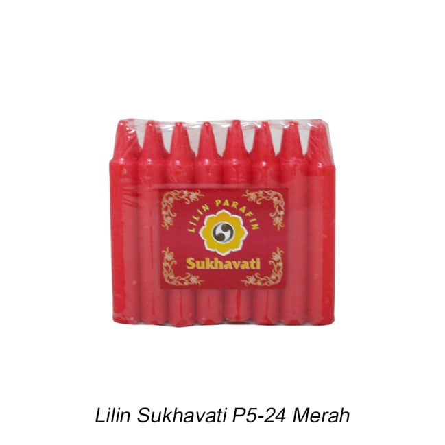 Lilin sembahyang Sukhavati Merah