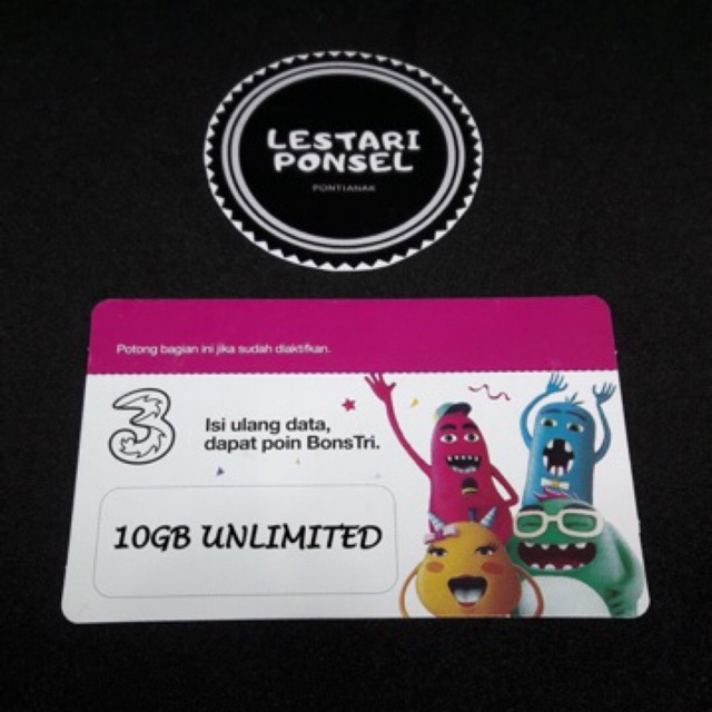 Voucher Tri 10GB Unlimited