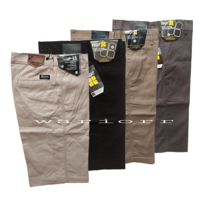 Celana Chino Pendek Pria Jumbo Bige Size Premium