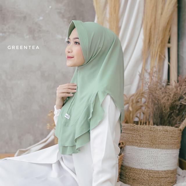 KHIMAR AMEERA ORIGINAL BYDEVINA-Greentea