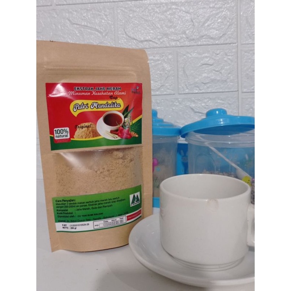 

Jahe Merah Instan 100 gram siap saji