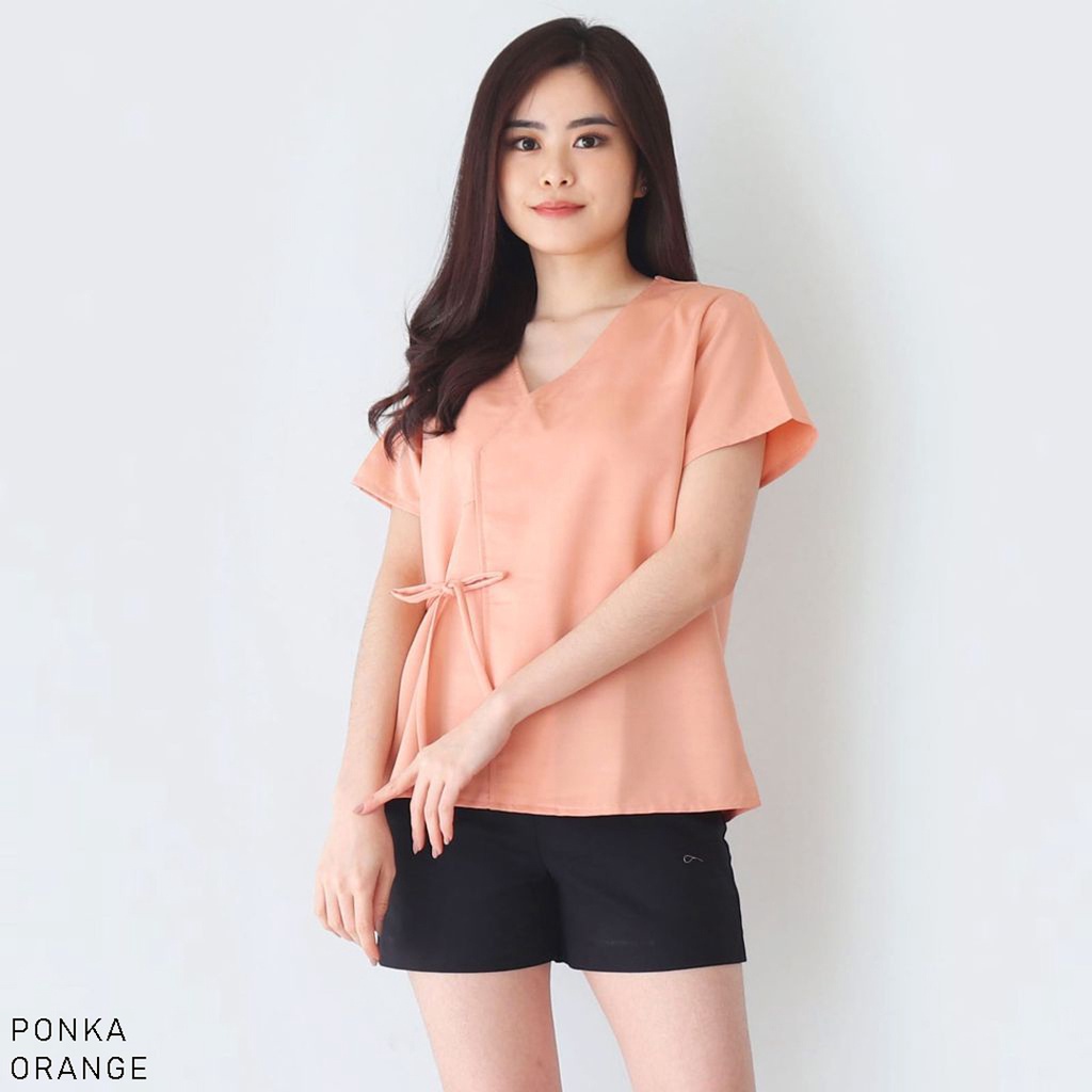 PONKA TOP - Atasan Batik Wanita Blouse Wanita