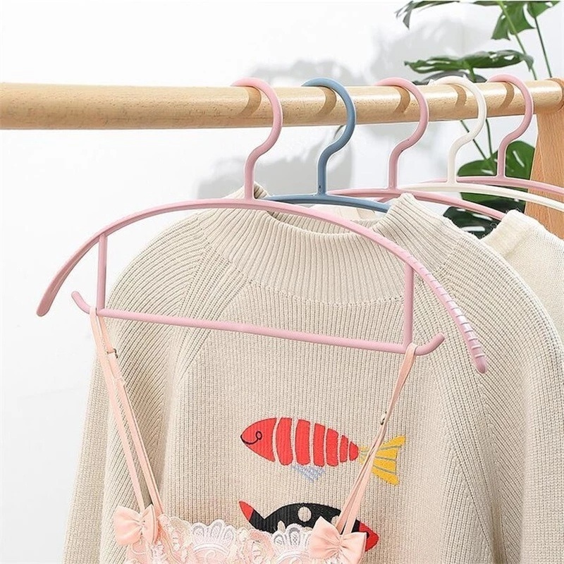 Rak Hanger Pengering Pakaian Model Anti-Selip Bahan Plastik