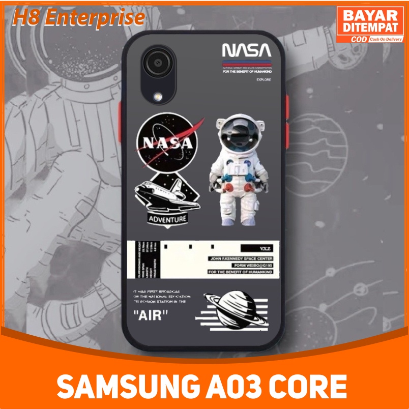 Case Samsung A03 Core A13 5G Casing Nasa Hybrid dove candy pelindung kamera