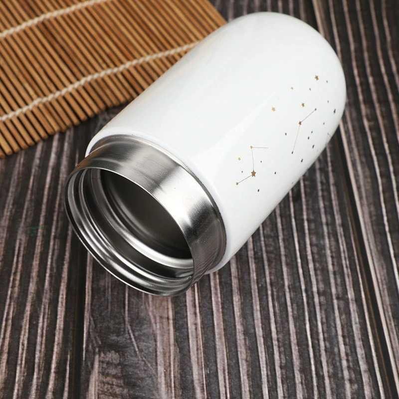 Gelas Botol Tumbler Kopi Teh Stainless Steel 200ml - JQ059