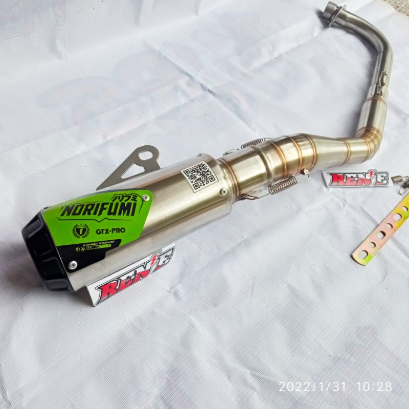 KNALPOT RACING norifumi all  MOTOR BEBEK GTX JUPITER Z SUPRA X REVO