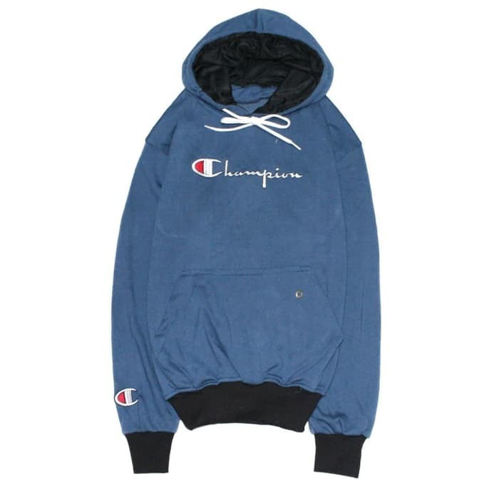 JAKET HOODIE CHAMPION BLUE SWAG Slayershop