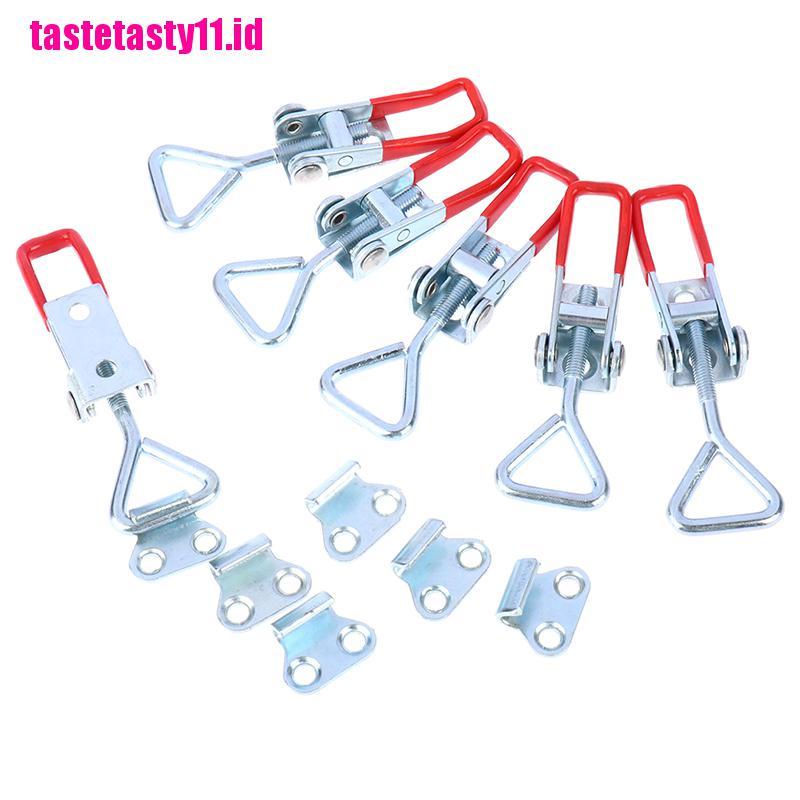 2 / 4pcs Toggle Clamp Bahan Baja Dapat Disesuaikan