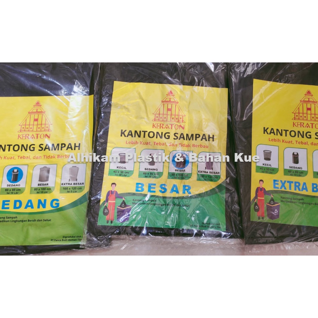 Kresek Sampah Kantong Sampah Sedang & Besar Keraton