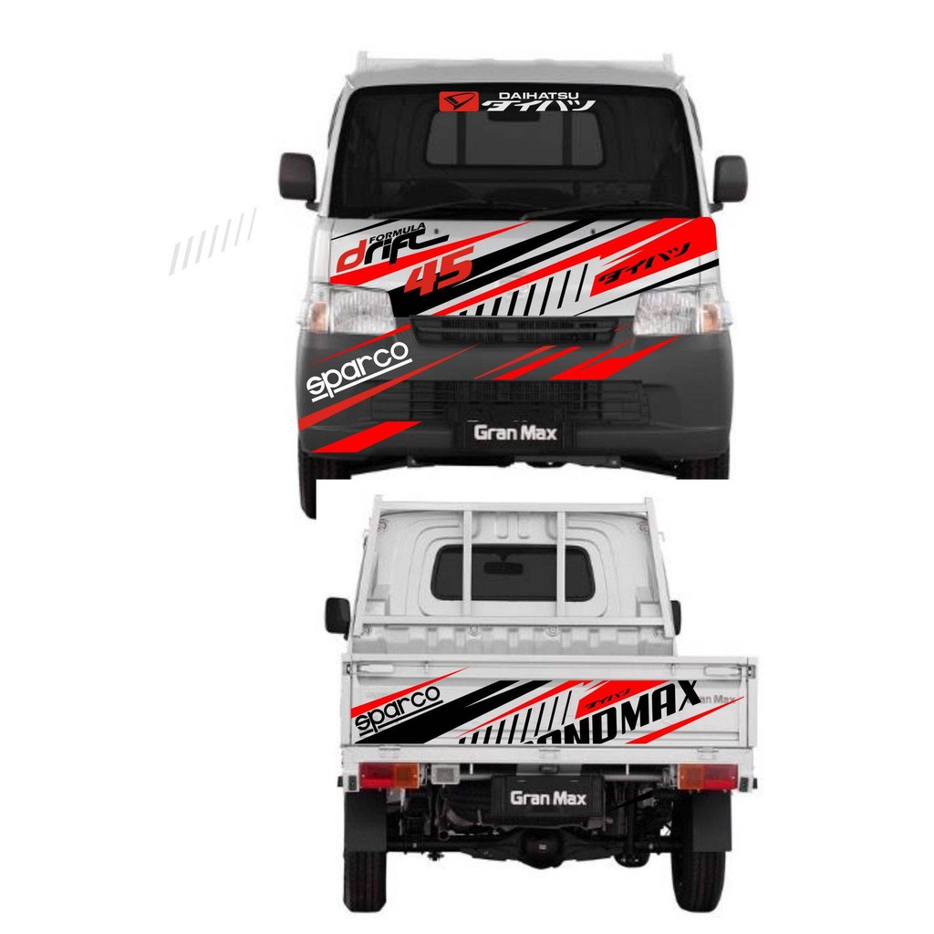 Cutting Sticker Mobil Pick Up Grandmax Toolbox Shopee Indonesia Cutting Sticker Mobil Pick Up Grandmax Toolbox Shopee Indonesia