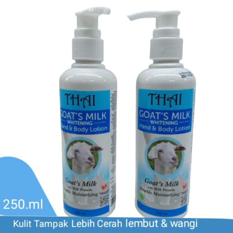 Lotion Thai Goats Milk Whitening // Hand &amp; Body Lotion 250.ml