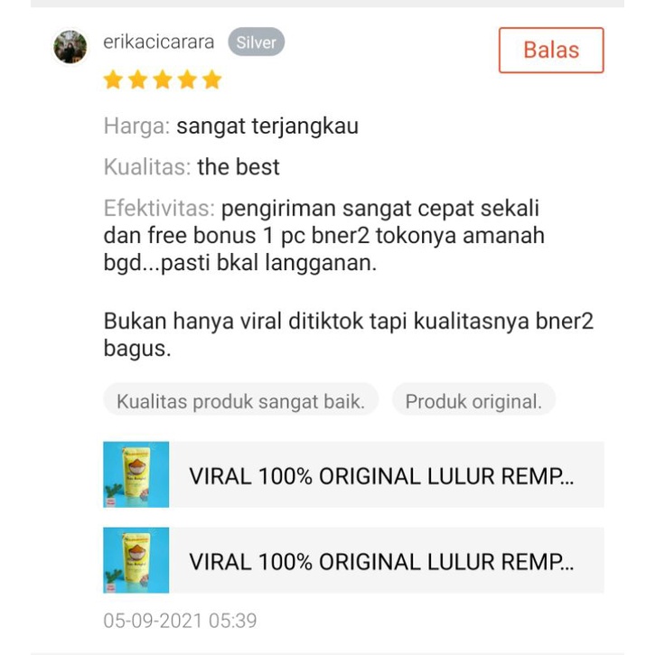 VIRAL 100 gr LULUR REMPAH KAYU BANGKAL ORIGINAL