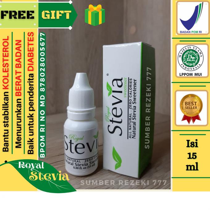 

Gula Cair Non Calorie STEVIA 15 ml / Natural Stevia Sweetener