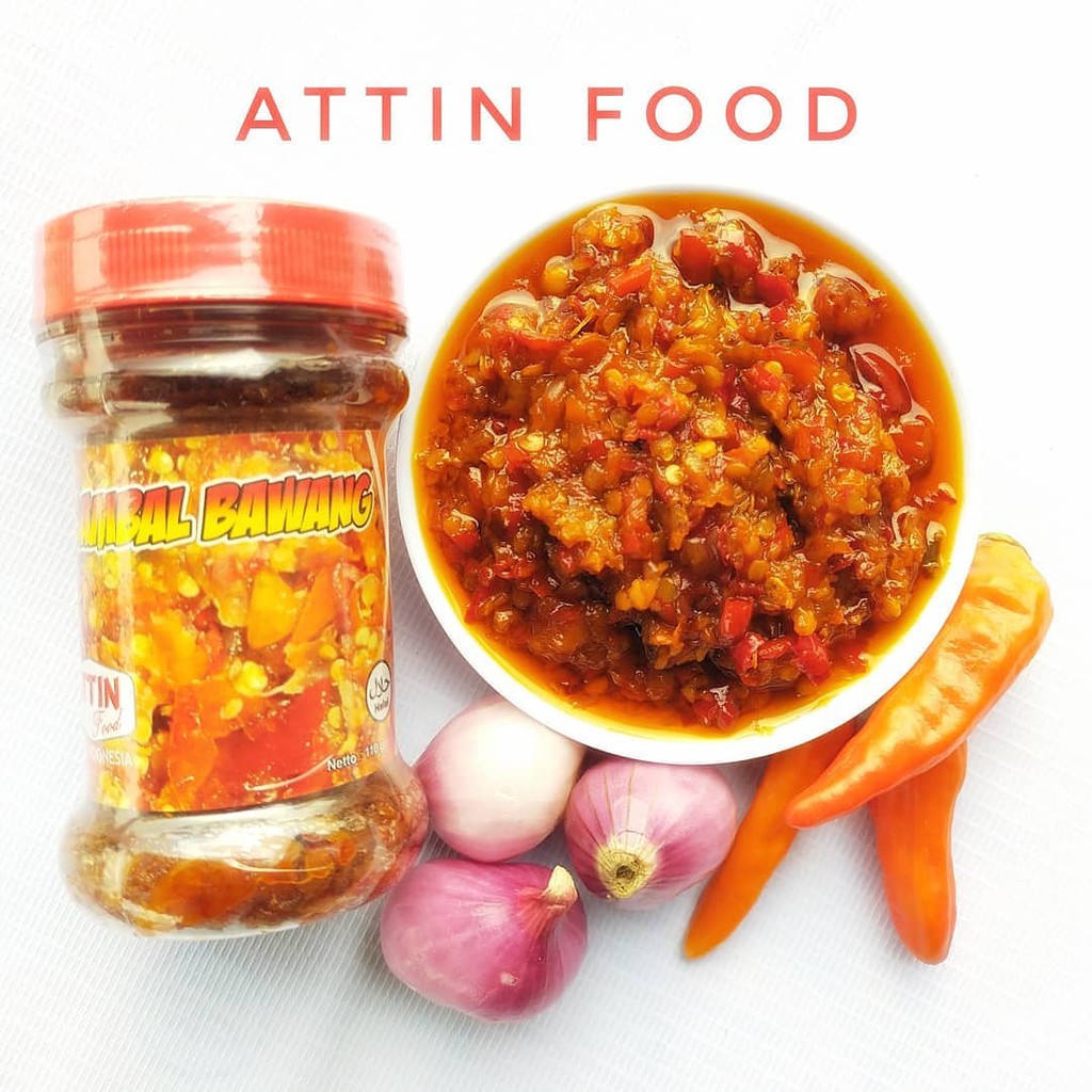 

Pusat Sambal Bawang Pedas ATTIN FOOD 140 gr