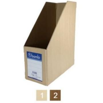 

Kiran | Bambi 1033 Magazine File Cream Wood/ Brown Wood