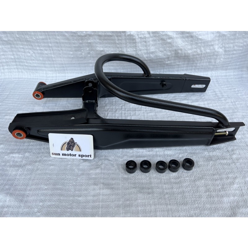 Swingarm megapro monoshock megapro new modif ban lebar