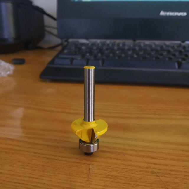 Mata router trimmer profil Flush Trim HPL Laminate 45 derajat | Shopee ...
