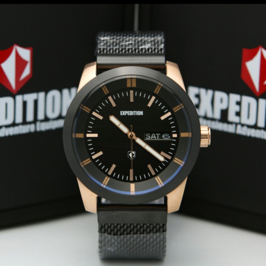 JAM TANGAN PRIA EXPEDITION E 6773 E6773 RANTAI PASIR ORIGINAL GARANSI RESMI 1 TAHUN