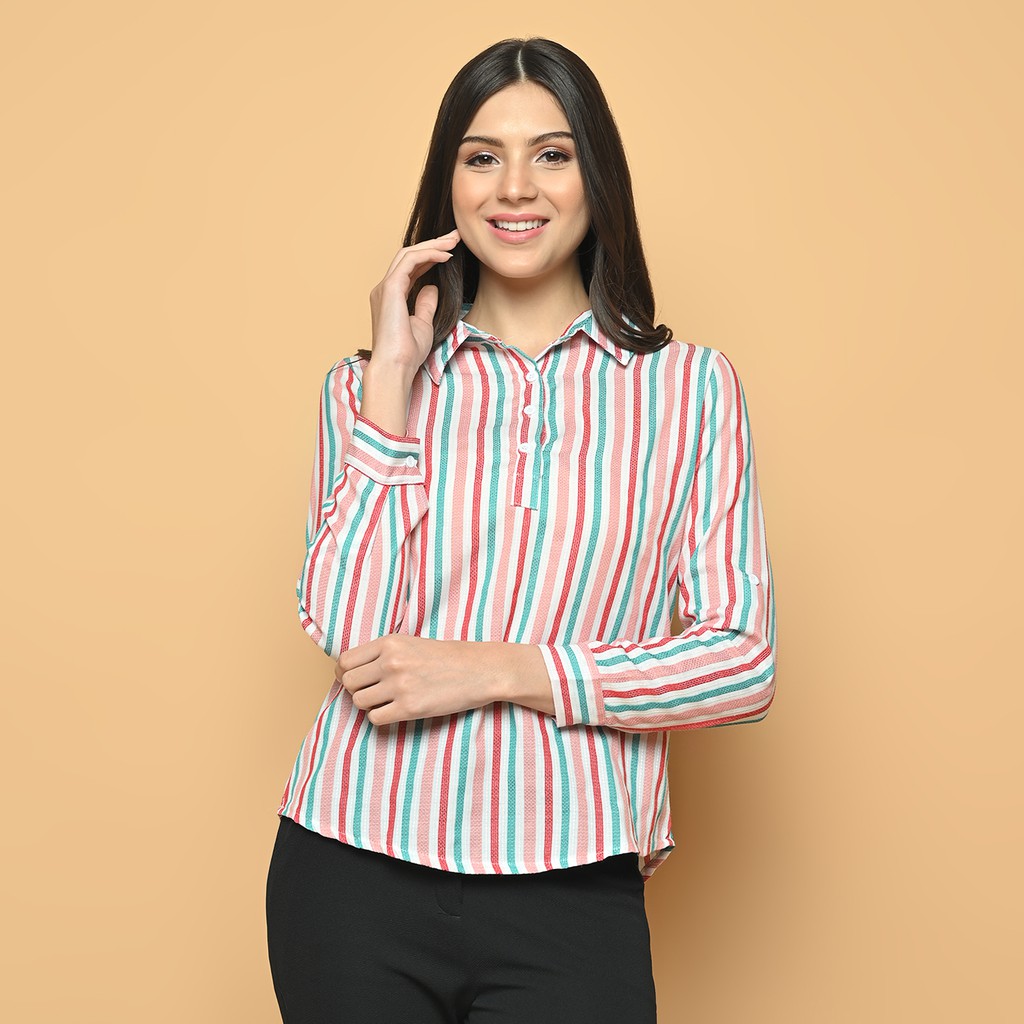 Cammomile kemeja wanita fashion 1904047-PinkV2