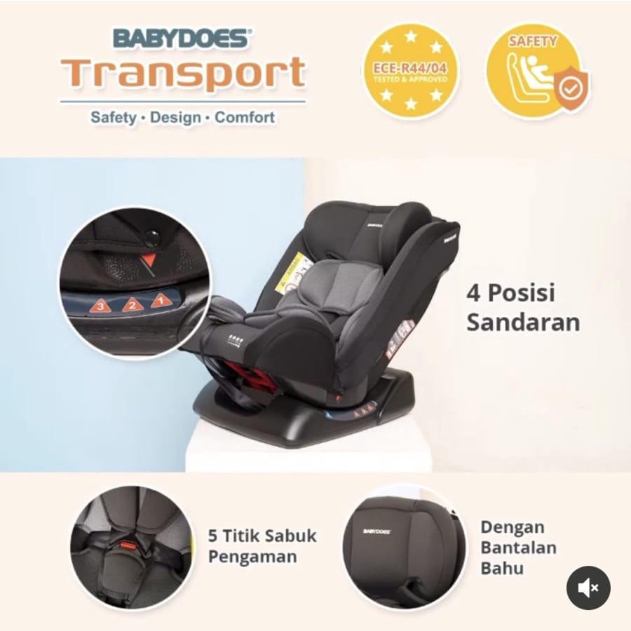 Car Seat Babydoes Transport CH 8705 Kursi Mobil Anak Bayi