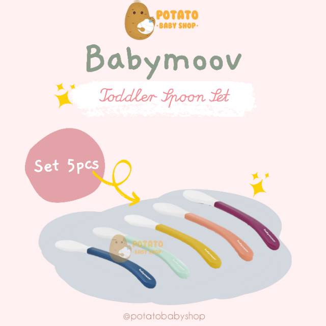 Babymoov - Toddler Spoon Set 5pcs