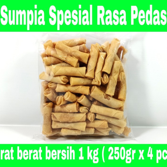 

TERLARIS SUMPIAH | SUMPIA | UDANG | SPESIAL | PEDAS | 1000 GRAM - Pedas, 1 kg