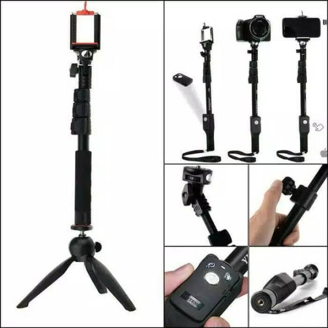 tongsis  bluetooth tripod yunteng